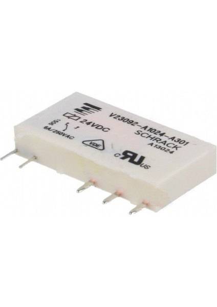 V23092-A1024-A301 ,24VDC 1A1K/6A Ince-5-Pin Slim Röle