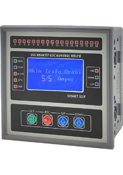 Smart S18 ,144X144MM 220VAC/380VAC 18-Kademe Reaktif Kontrol