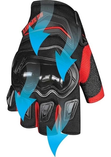 Yazlık Kısa Motosiklet Eldiveni Korumalı Üst Kalite fırsatları