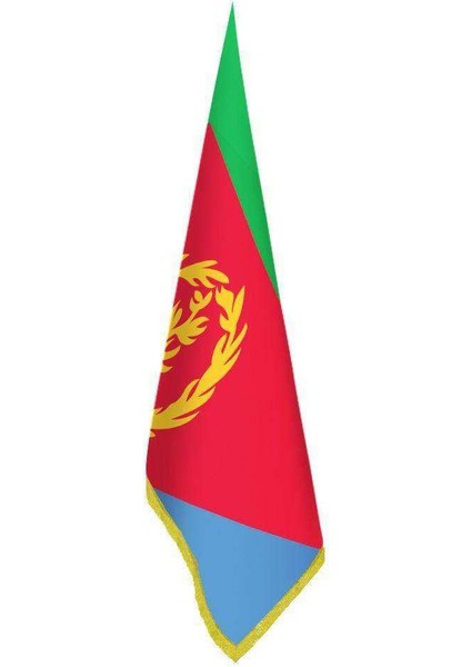 Eritre Bayrağı - Ofis - Makam -Toplantı Odaları - Saçaklı Makam Bayrağı