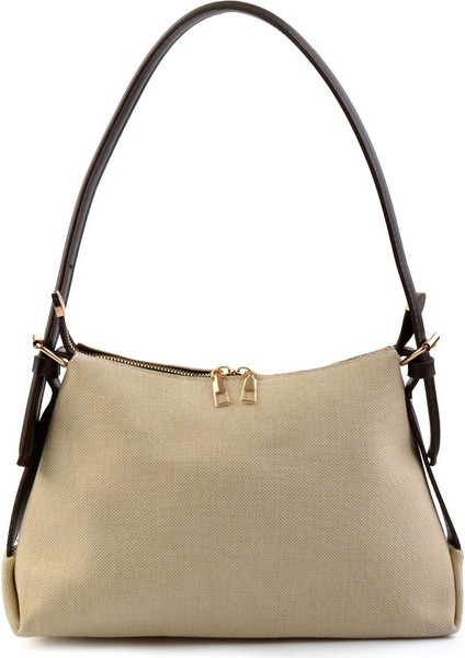 Bej Kahve Kadın Omuz Çantası C06569000218