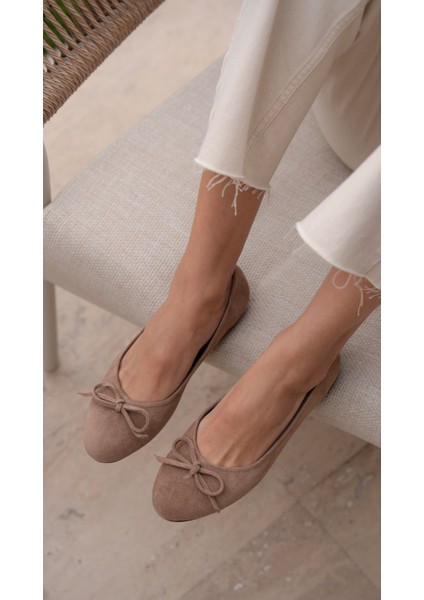 Zerbi Camel Süet Hakiki Deri Babet indirimleri