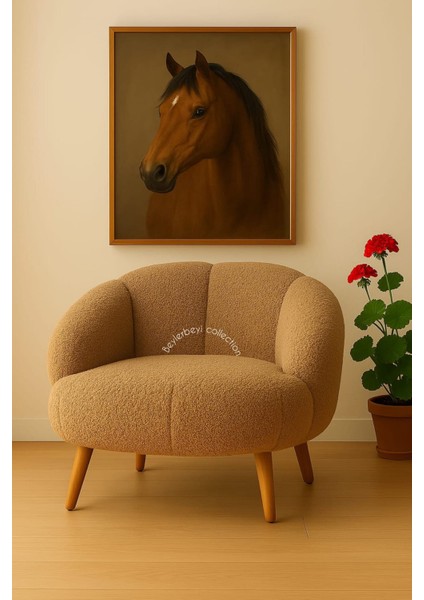 Papatya Berjer,çay Seti Tekli Koltuk Berjer (Salon, Balkon, Ofis) Dolgulu Krlent Hediyeli