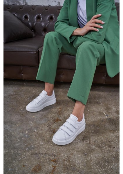 Hanna Beyaz Deri Hakiki Deri Kadın Spor Ayakkabi fiyatları