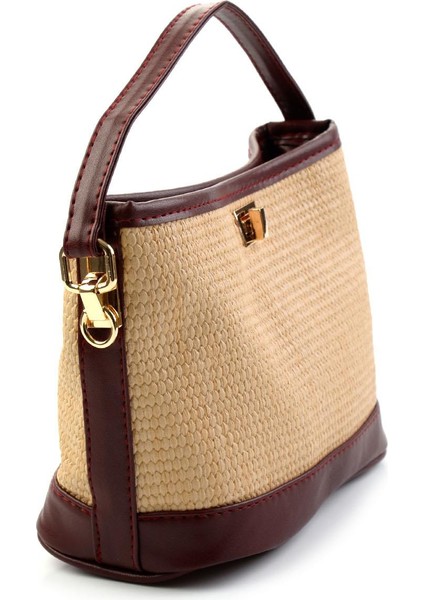 Bej Bordo Kadın El Çantası C06569000128 modelleri