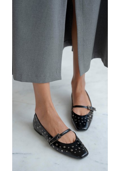 Kasius Siyah Rugan Hakiki Deri Babet