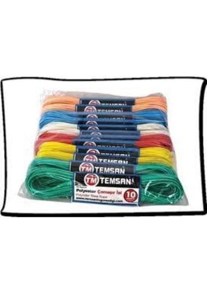 Kırmızı Çelik Çamaşır Ipi 10 Metre, Dayanıklı ve Uzun Kullanım Sağlar.