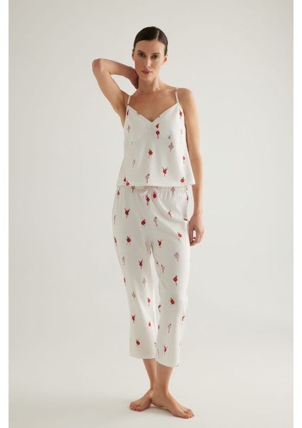 Kadın Pamuklu Kapri Pijama Altı fiyatları