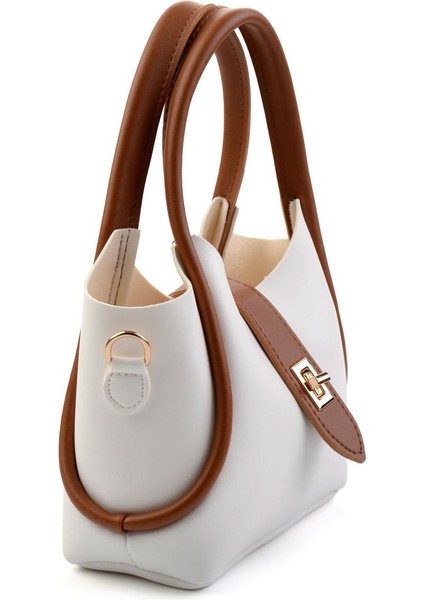 Beyaz Taba Kadın Omuz Çantası C06572023109 modelleri