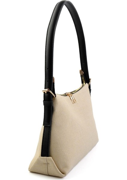 Bej Siyah Kadın Omuz Çantası C06569000218 modelleri
