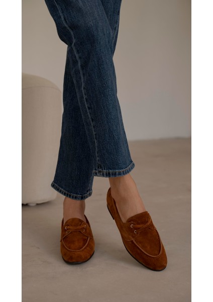 Capela Taba Süet Hakiki Deri Babet