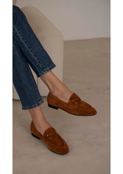 Capela Taba Süet Hakiki Deri Babet modelleri