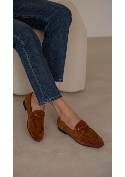 Capela Taba Süet Hakiki Deri Babet fırsatları