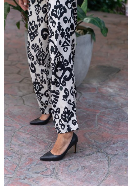 Pael Siyah Deri Stiletto fırsatları