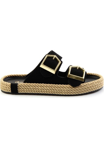 Siyah Siyah Kadın Terlik K04688001702