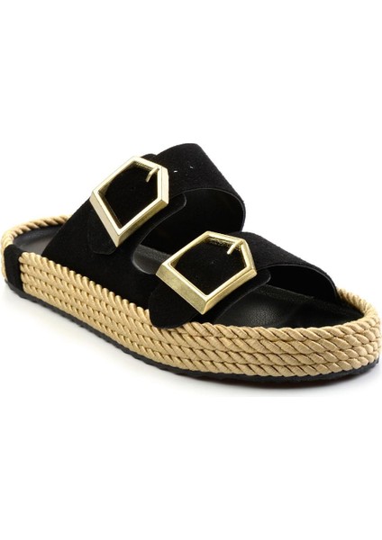 Siyah Siyah Kadın Terlik K04688001702 modelleri