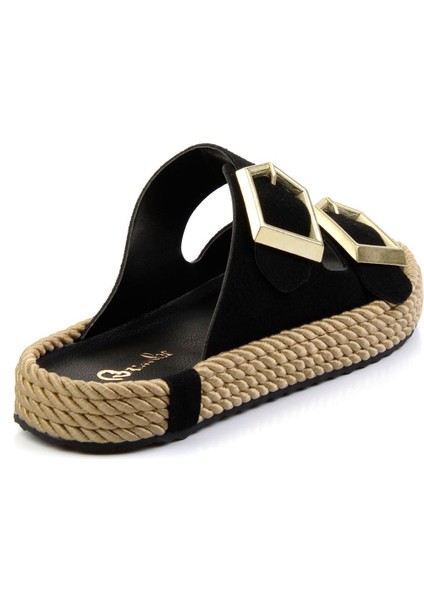 Siyah Siyah Kadın Terlik K04688001702 fırsatları