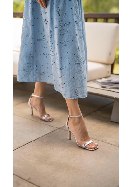 Arrow Lame Hakiki Deri Topuklu Ayakkabı fiyatları