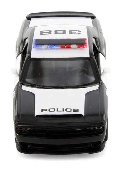 2023 Dodge Challenger Srt Demon 170 Police Edition, Black/white - Kinsmart 5461DP modelleri
