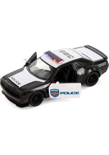 2023 Dodge Challenger Srt Demon 170 Police Edition, Black/white - Kinsmart 5461DP indirimleri