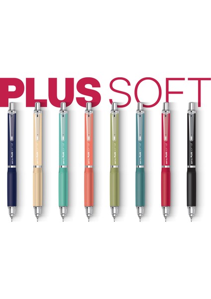 Plus Soft 0.7mm Mekanik Kurşun Kalem, 8 Farklı Renk Seçeneği fiyatları