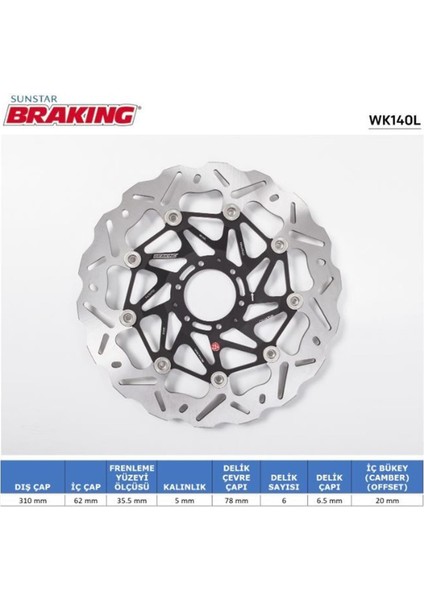 Fren Diski Braking WK140L
