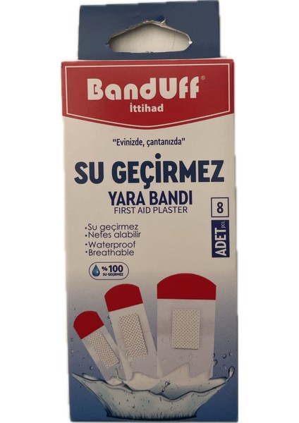 Su Geçirmez Yara Bandı 8 Ad 2 paket modelleri