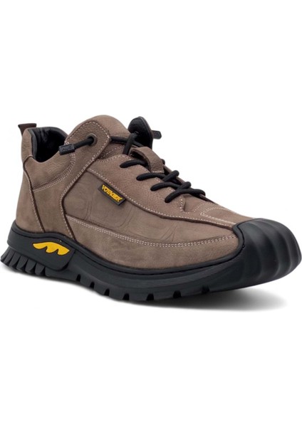 1040 Erkek Hakiki Deri Spor Ayakkabı Toupe Nubuk modelleri