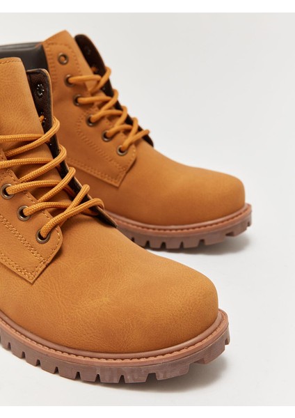 Bağcıklı Deri Görünümlü Erkek Bot (W3) modelleri