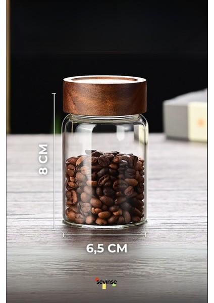 12'li Cam Baharatlık Takımı, 16 Etiketli, 200ML Kapaklı Set