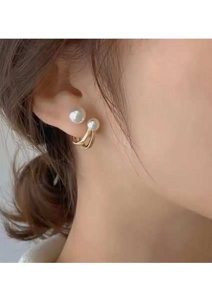 Gold Kaplama Inci Küpe fırsatları