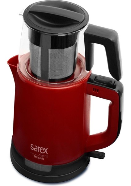 Kırmızı Renkli Elektrikli Çay Makinesi SR-3300, Hızlı ve Kolay Demleme Için Ideal modelleri