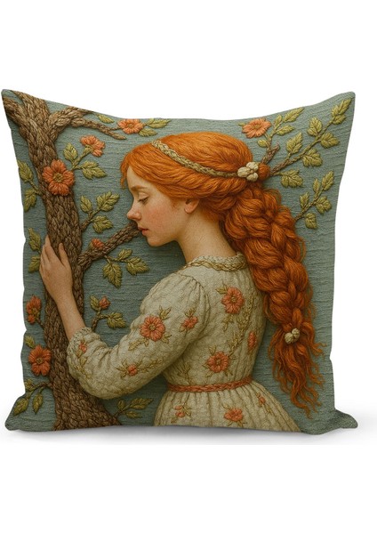 Çift Tarafı Dijital Baskılı 3'lü Kırlent Kılıfı Seti (Panç /punch Nakış Desen Görünümlü) fırsatları