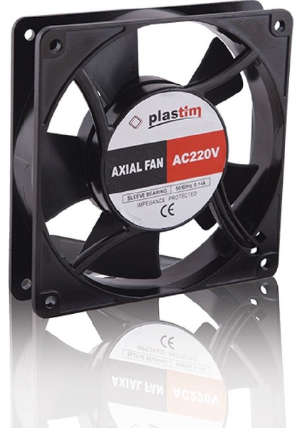 PF12025B ,120X25MM 220VAC 72-Cfm 2-Kablo Fan