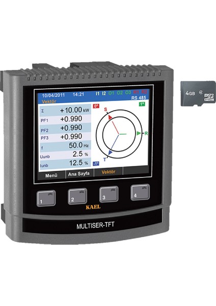 Multıser-02-Pc-Tft ,3-Faz Şebeke Analizör