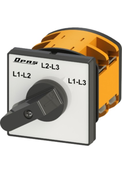 Ykl ,3-FAZ/16A 3pozisyon,(0'sız) L1-L2-L3 Voltmetre Komitatörü