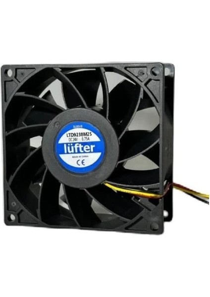 LTD9238M2S ,92X38MM 24VDC 87-Cfm 3-Kablo Fan