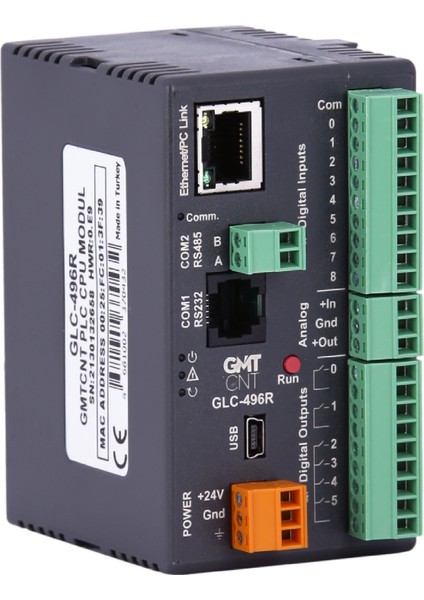 GLC-496R ,9D1A/6R1A Ethernet Plc Cpu Modül