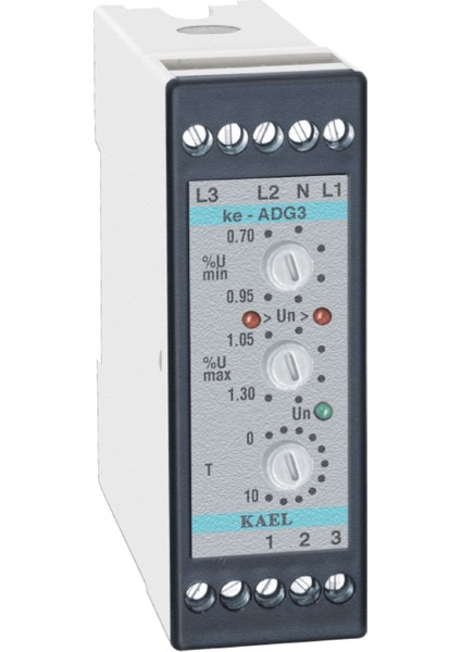 ADG11 ,ray/dın 3-Faz 1-Nötr ,aşırı ve Düşük Gerilim Koruma Röle