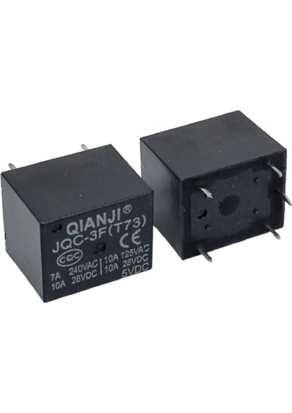 Qıanji JOC-3(T73)-5VDC-1ZS ,5VDC 1A/10A Pcb-5-Pin Röle