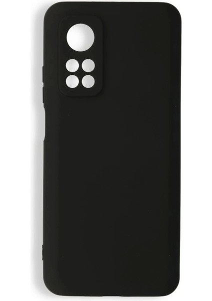 Xiaomi Mi 10T Kılıf Nano Içi Kadife Silikon - Siyah