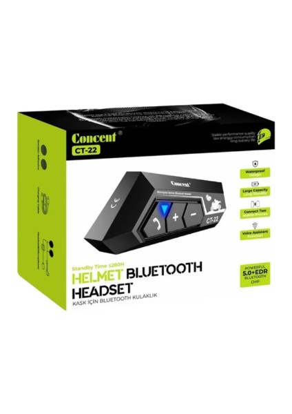 Su Geçirmez Ipx8 Bluetooth V5.4 Motosiklet Kask Kulaklık Interkom S-C22 modelleri