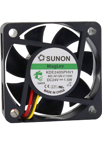 KDE2405PHV1 ,50X15MM 24VDC 12-Cfm 3-Kablo Fan