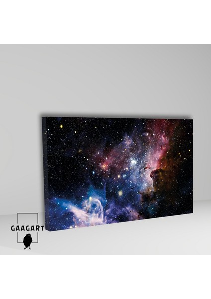 Tekli Yatay Kanvas Duvar Tablosu Uzay Yıldız Takımları fiyatları
