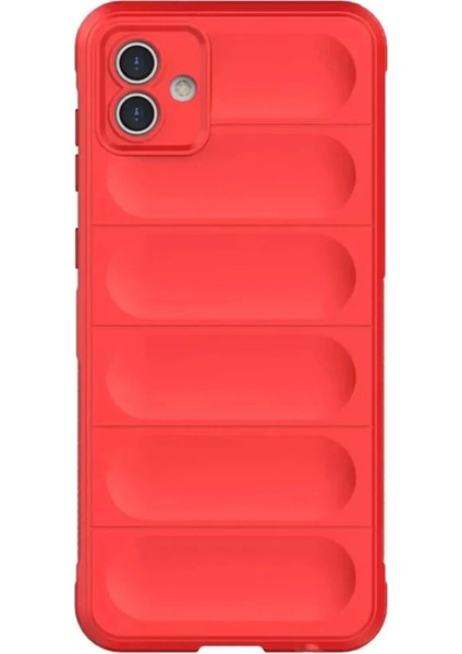 Samsung Galaxy A05 Kılıf Optimum Silikon - Kırmızı