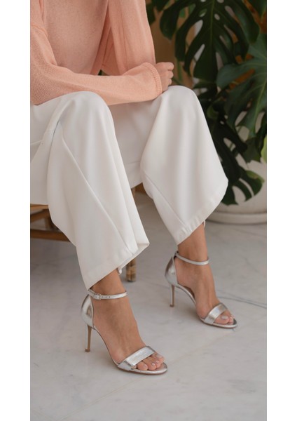 Yolette Lame Hakiki Deri Topuklu Ayakkabı modelleri