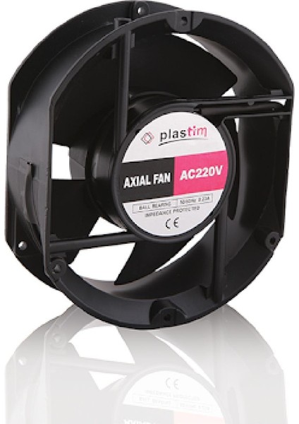 PF17250R ,172X150X51MM 220VAC 255-CFM 2-Kablo Fan