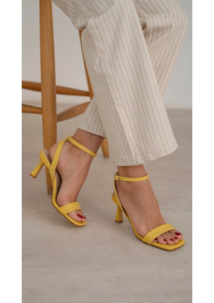 Waylon Sarı Topuklu Ayakkabı indirimleri