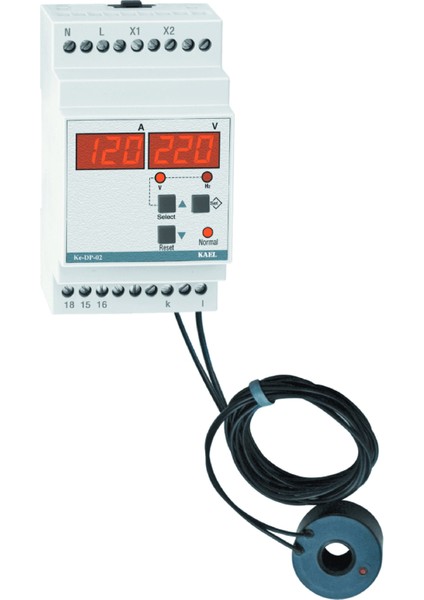 KE-DP02-100A ,ray/dın 220VAC KONTAK-1A1K 1-FAZ/100A Ampermetre