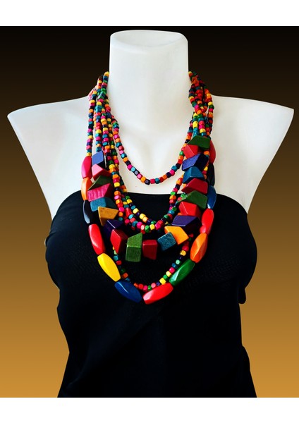 Çok Renkli Bohem Kolye fiyatları